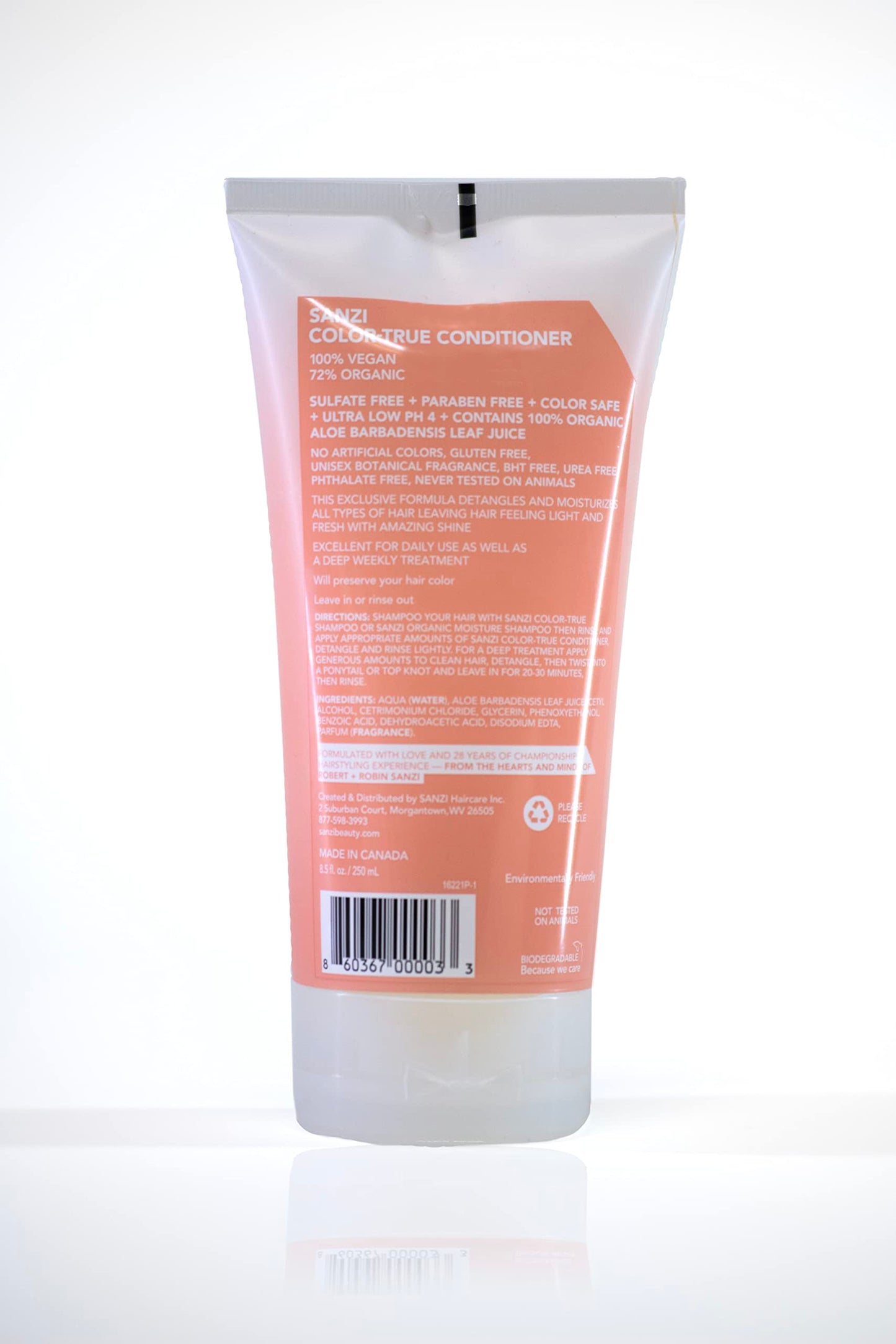 Zi Sanzi Performance Organics Combo: Vegan and Gluten-Free Shampoo and Conditioner Set - 100% Organic Ingredients for Deep Nourishment, Sulfate-Free