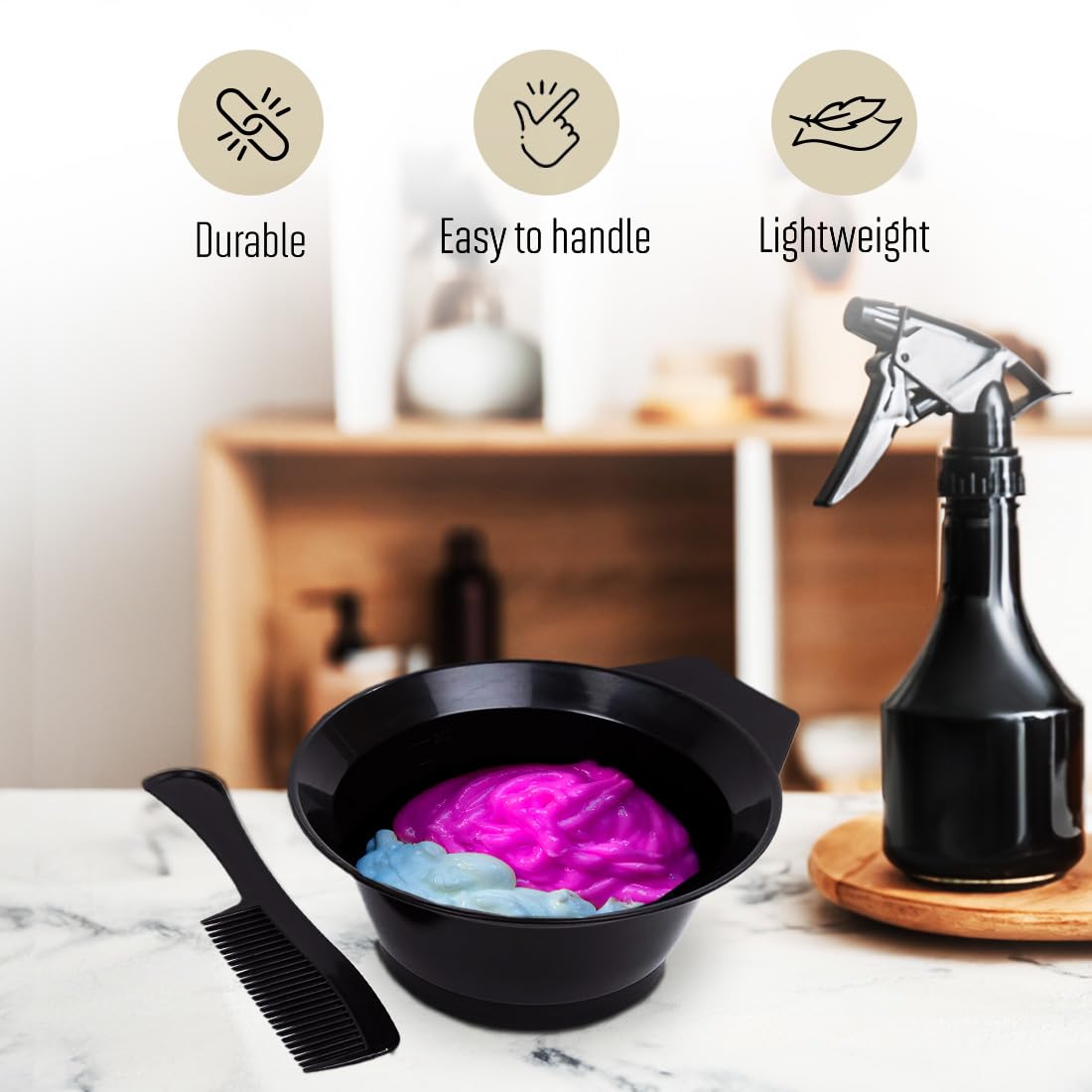 Bodico 3 Piece Hair Colouring Set