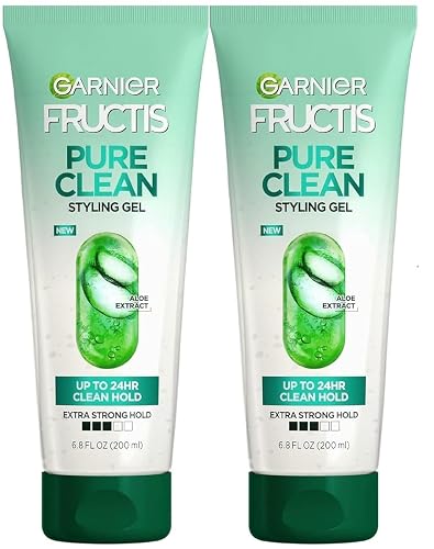 Garnier Fructis Style Pure Clean Styling Gel 6.8 Fl Oz (2 Pack Packaging May Vary)