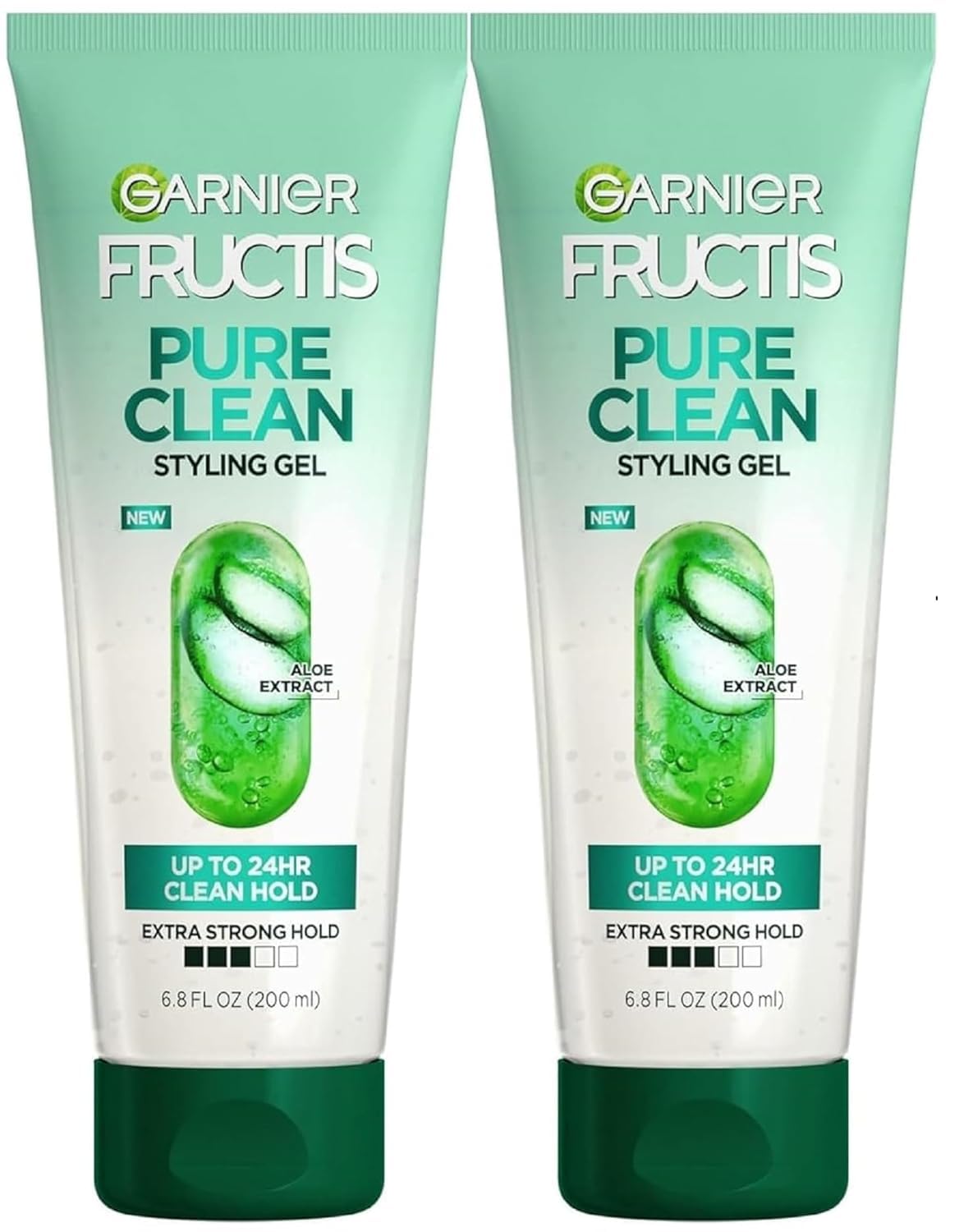 Garnier Fructis Style Pure Clean Styling Gel 6.8 Fl Oz (2 Pack Packaging May Vary)
