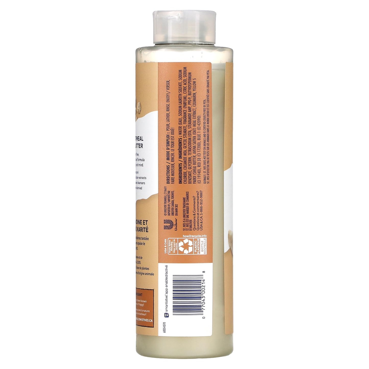 St Ives Body Wash Oatmeal And Shea Butter 22 Ounce (Pack of 6)