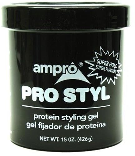 Ampro Protein Styling Gel, Super Hold, 15 oz (Pack of 2)
