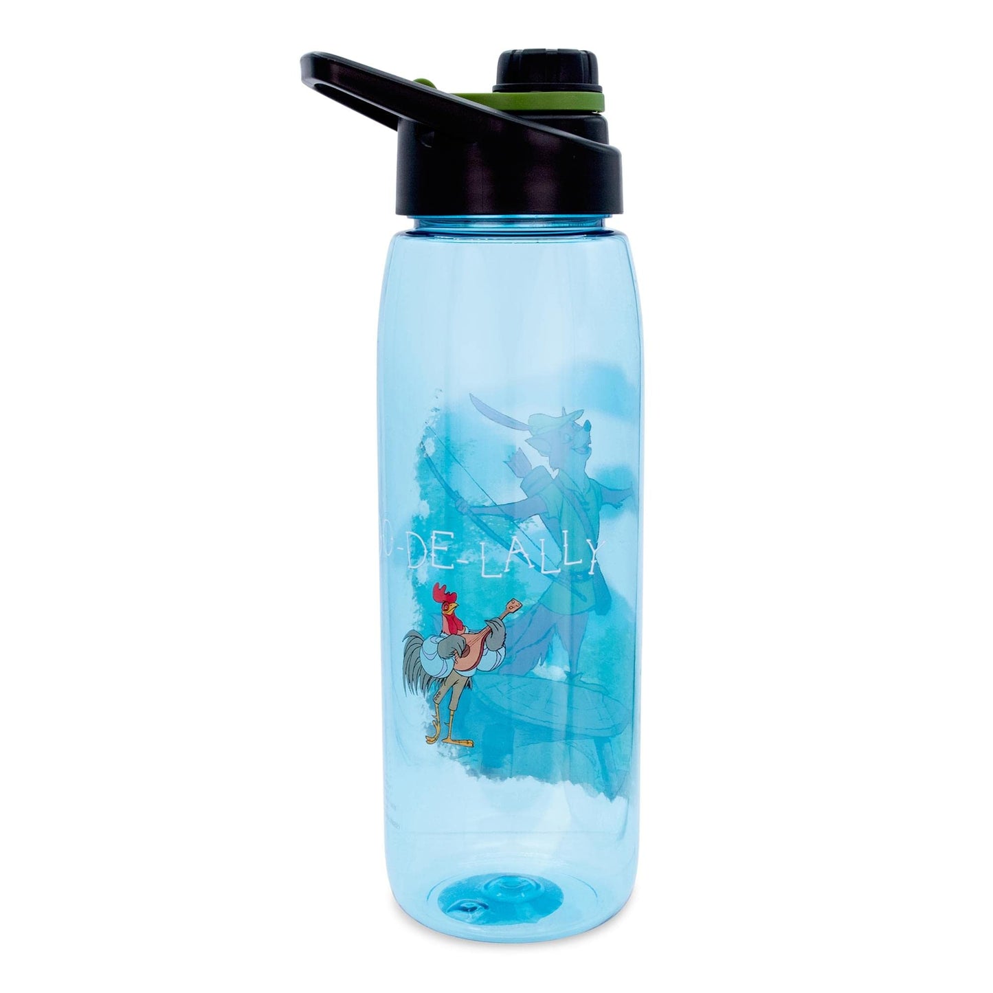 Disney Robin Hood What A Good Day 28-Ounce Water Bottle With Leakproof Lid | BPA-Free Plastic Sports Jug