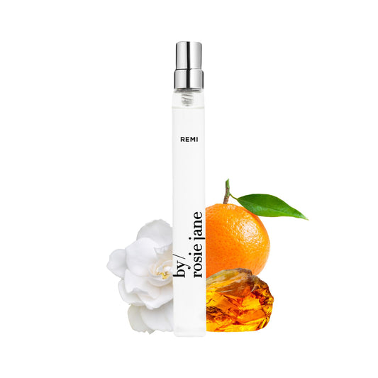 By Rosie Jane Eau De Parfum Travel Spray (Remi) - Clean Travel Perfume for Women - Enriched with Notes of Mandarin, Cardamom & White Amber - Vegan Beauty & Personal Care By Rosie Jane