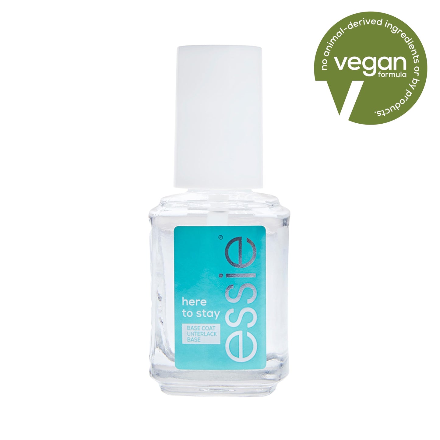 essie salon quality nail care, vegan formula, clear base coat, Here To Stay, 0.46 fl oz Beauty & Personal Care essie