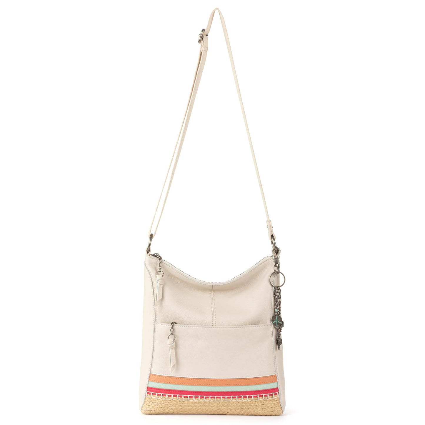 The Sak Lucia Leather Crossbody Purse - Premium Leather Women's Handbag for Everyday & Travel - Cross Body Bag With Zipper Closure & Adjustable…