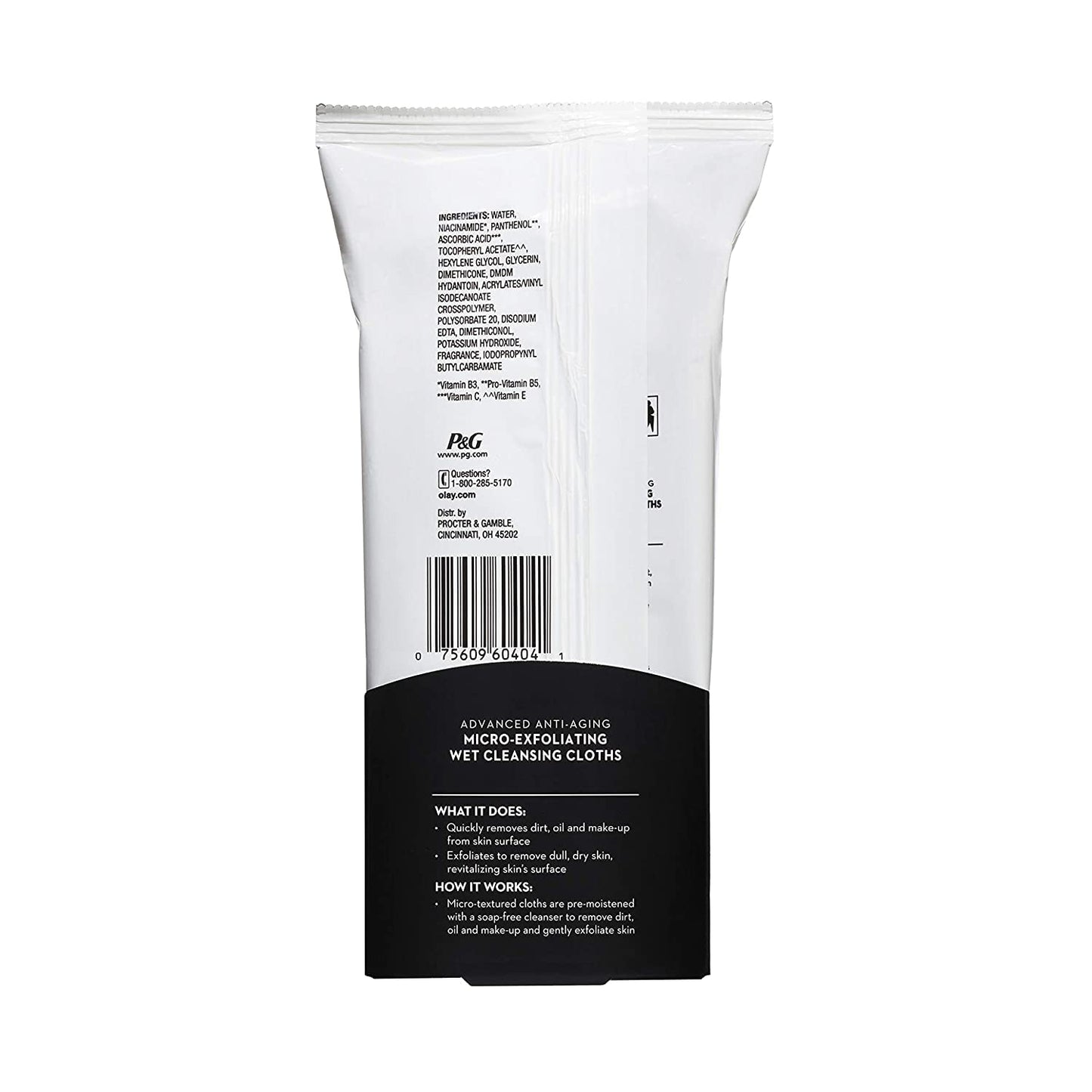 Olay Regenerist Advanced Anti-Aging Wet Cleansing Cloths (Pack of 30)