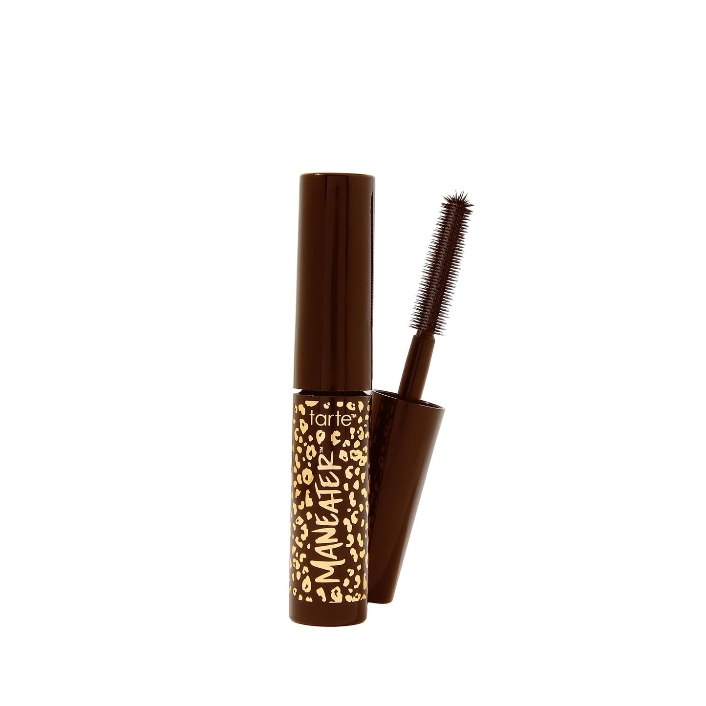 tarte maneater mascara - Extreme Curl, Instant Volume & Length, 16HR Ultra-Creamy Longwear Eye Makeup, Cruelty-Free, travel size, brown