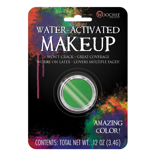 Woochie Water Activated Makeup - Professional Quality Halloween and Costume Makeup - (Green, 1.0 oz)