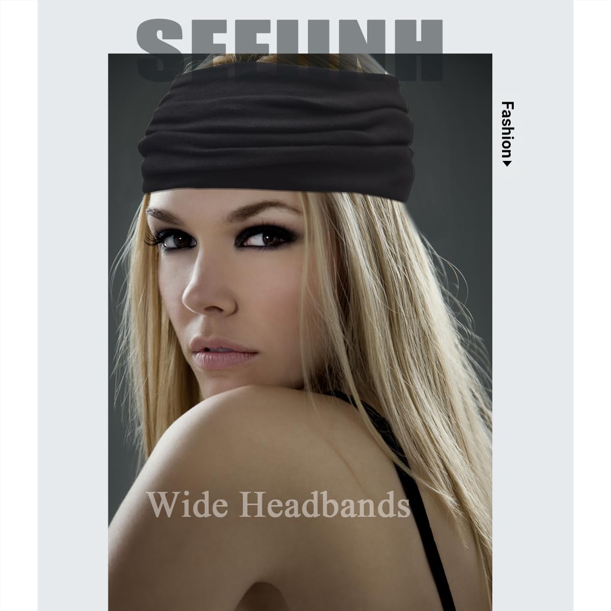 Sefiinh Wide Headbands For Women Stretch Headband Boho Head Bands Women's Hair Band Turban Workout Hairband Accessories 6 Pack Beauty and Personal Care Sefiinh
