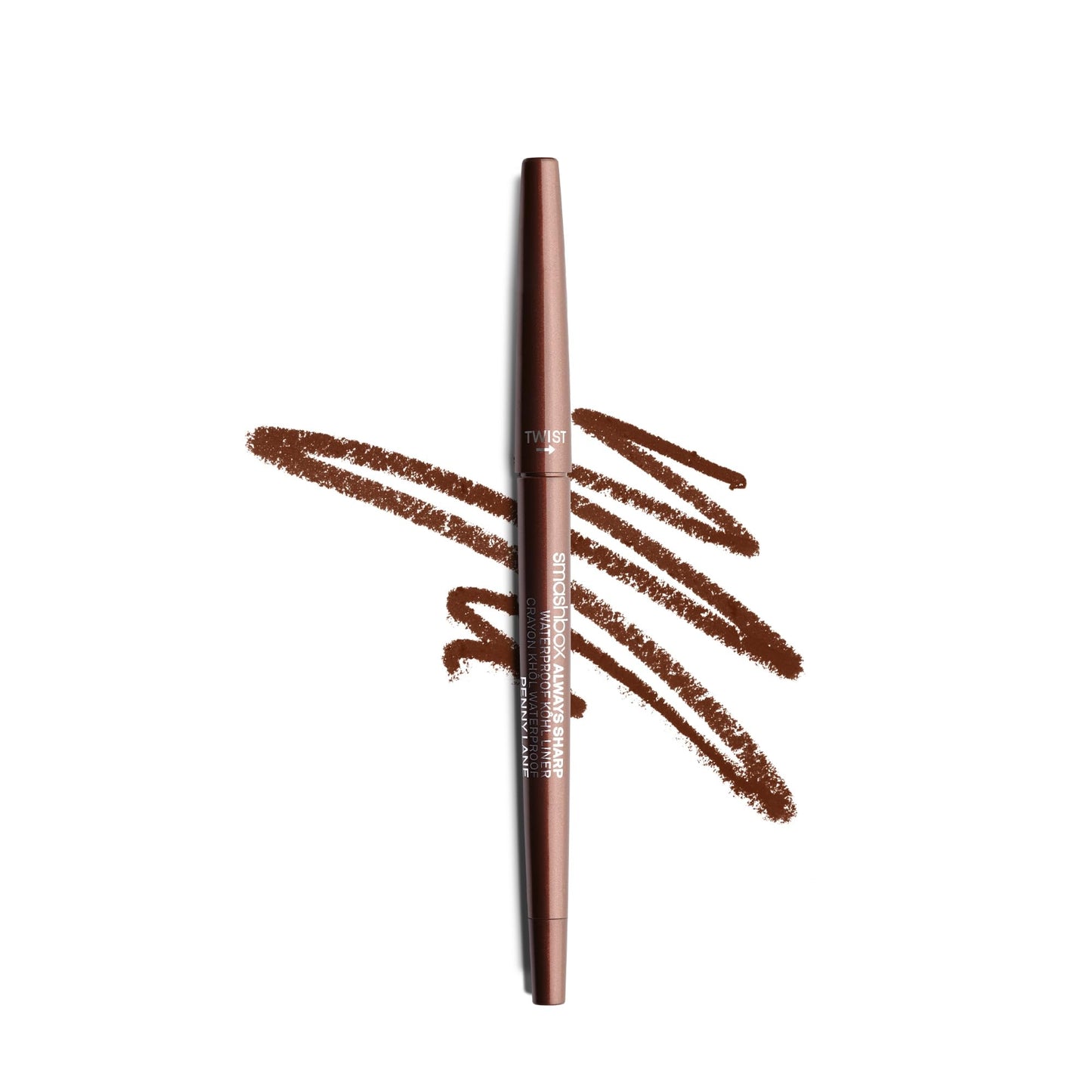 Smashbox Always Sharp Longwear Kohl Eyeliner Pencil | Self-Sharpening Cap When You Twist | Long Lasting, Waterproof Eyeliner, 0.01 Ounce, Penny Lane