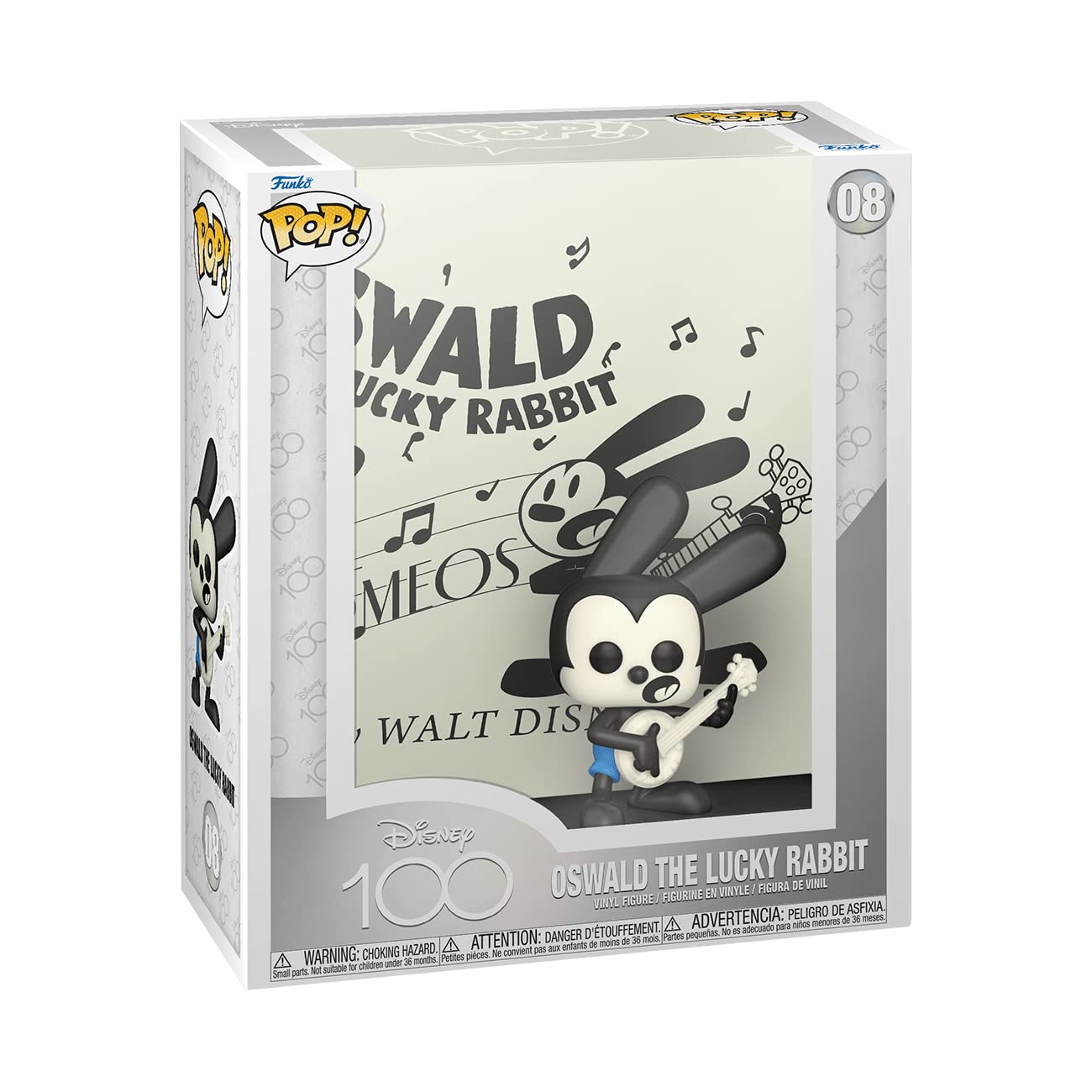 Funko POP! Art Cover: Disney 100 - Oswald The Lucky Rabbit - Disney Standard Characters - Collectable Vinyl Figure - Gift Idea - Official Merchandise…