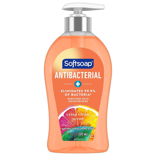 Softsoap Antibacterial Liquid Hand Soap Pump, Crisp Clean, 11.25 fl. oz. (US03562A) Beauty & Personal Care Softsoap