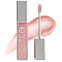 Pure Illumination Light-Up Lip Gloss with LED-Lit Applicator Brush + Side Mirror, Non-Sticky, Moisturizing Hydrating Lip Glosses with Lanolin, Jojoba