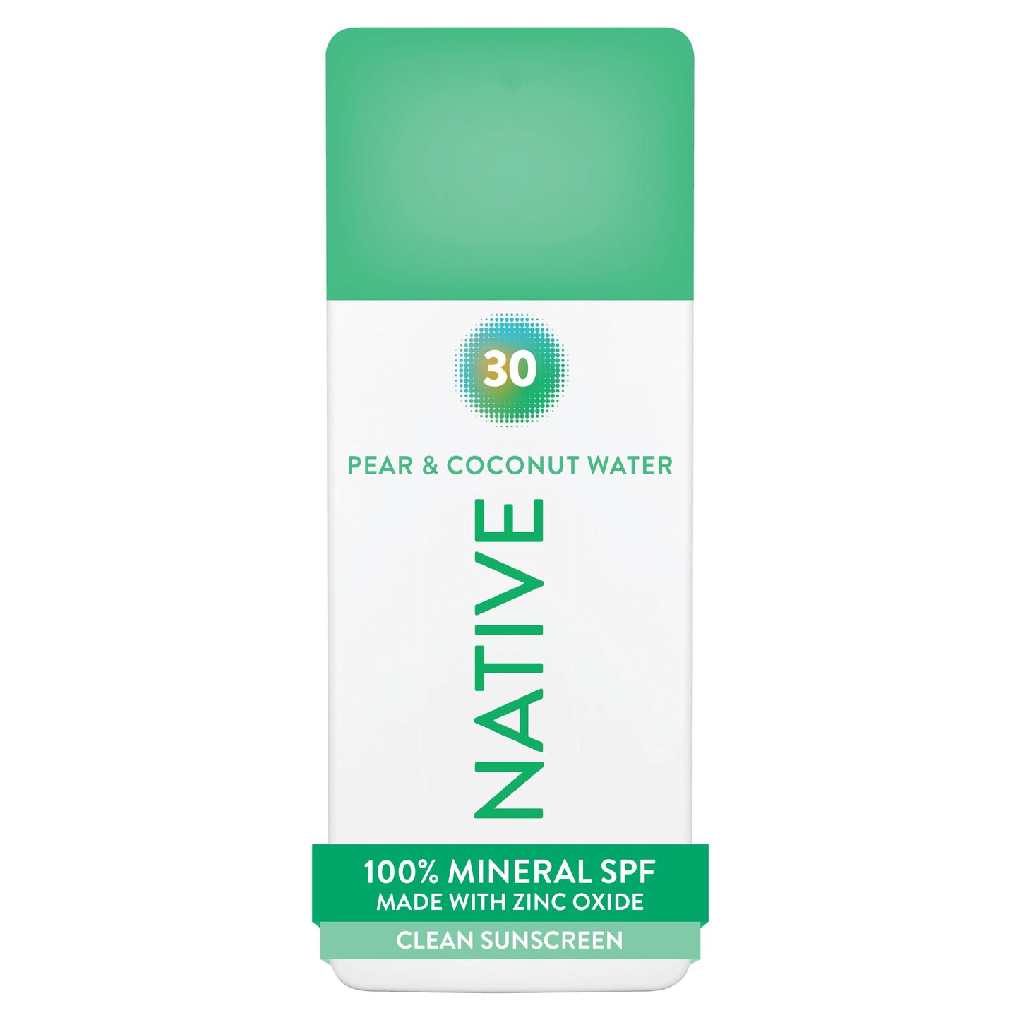 Native Mineral Sunscreen Spray SPF 30, Pear & Coconut Water Scent, with 100% Mineral Zinc Oxide for Face & Body, Hawaii Compliant, Vegan, No White Beauty and Personal Care Native Default Title