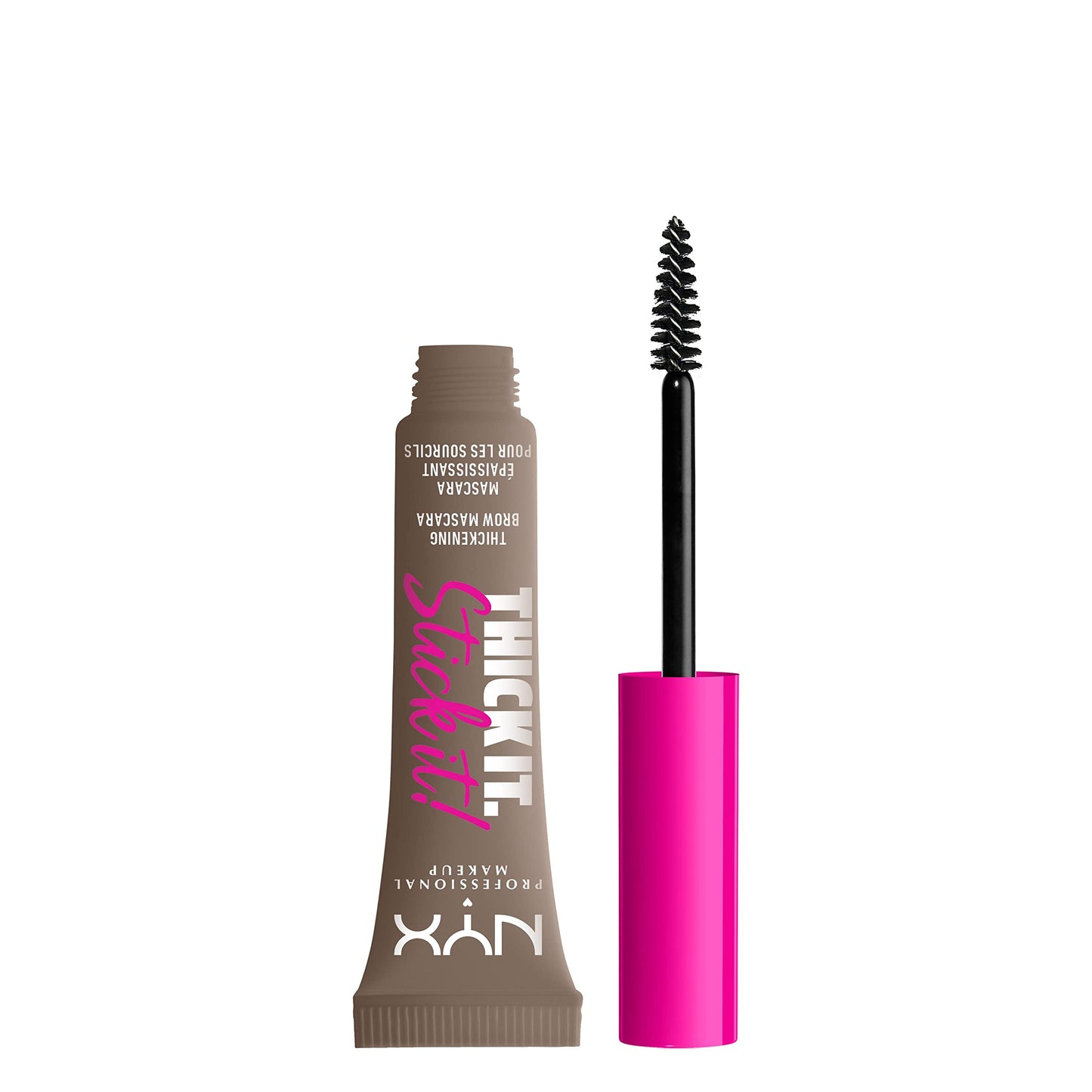 NYX PROFESSIONAL MAKEUP Thick It Stick It Thickening Brow Mascara, Eyebrow Gel - Taupe Beauty and Personal Care NYX PROFESSIONAL MAKEUP Default Title