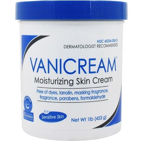 Vanicream Moisturizing Skin Cream for Sensitive Skin 16 oz (Pack of 7)