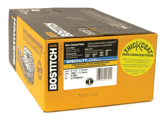 Siding Nail, 2-3/16 In, PK3600 Beauty & Personal Care Bostitch