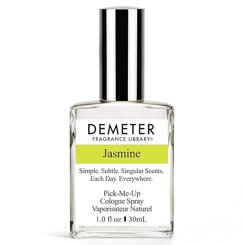DEMETER Natural Perfume Spray Cologne for Women, Jasmine, 1 oz