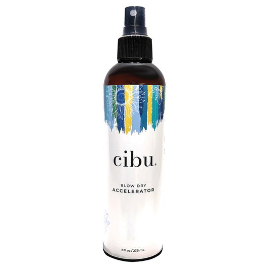 CIBU Blow Dry Accelerator | Styling Spray for Quickly Drying Hair | At-Home Frizz Treatment | Heat Protectant | 8 Ounces