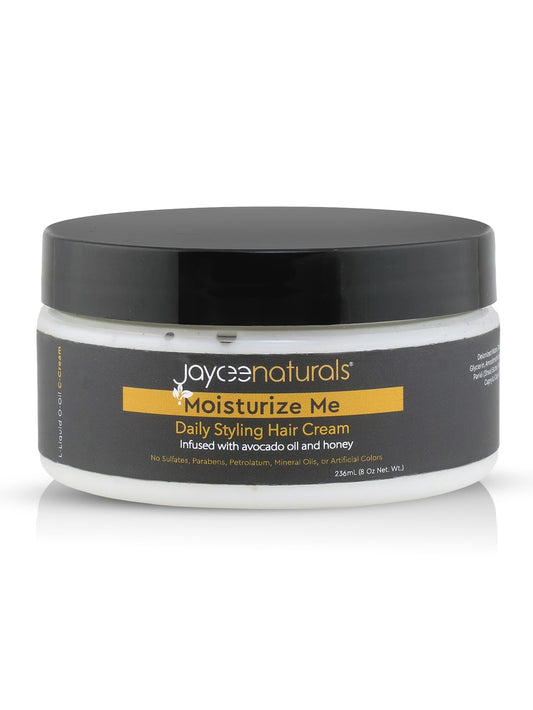 Jaycee Naturals Moisturize Me Daily Styling Hair Cream with Avocado Oil, Honey, and Shea Butter to Tame Frizz, Deep Condition, and Lock in Moisture Beauty & Personal Care Jaycee Naturals