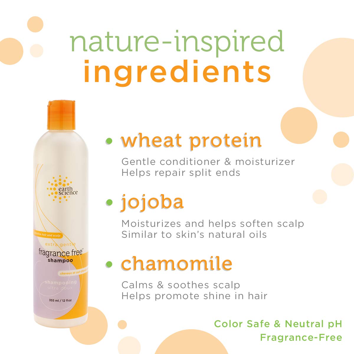 EARTH SCIENCE - Extra Gentle Fragrance Free Shampoo & Conditioner Set (12 oz.)