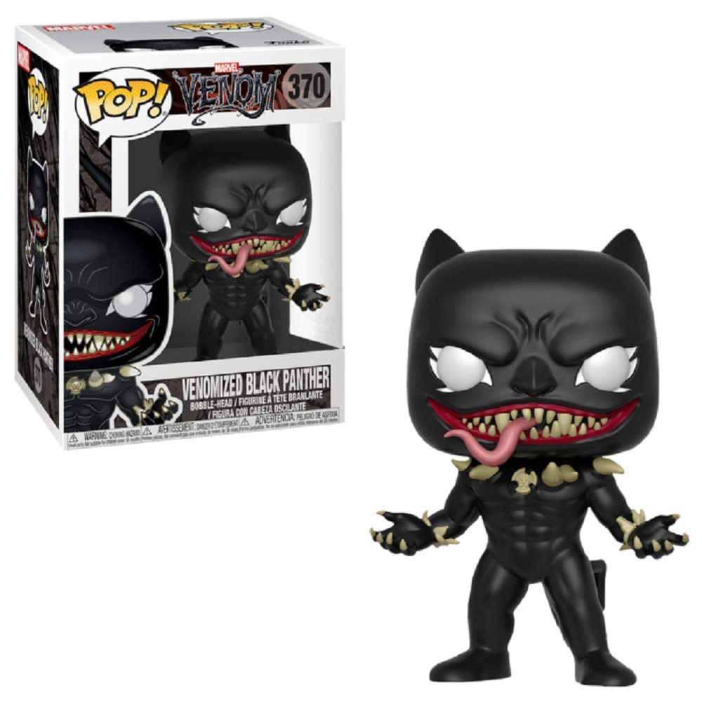 Funko Pop Marvel: Venom - Venomized Black Panther Collectible Figure, Multicolor