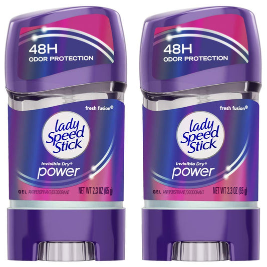 Lady Speed Stick 48HR Antiperspirant Deodorant Gel Fresh Fusion 2.30 oz (Pack of 2) Beauty and Personal Care Speed Stick