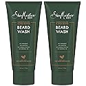 SheaMoisture Beard Wash - Full Beard Shampoo, Moisturizing with Maracuja Oil and Raw Organic Shea Butter, Beard Care for Men, 6 Fl Oz Ea (Pack of 2)