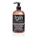tgin Rose Water Sulfate-Free Hydrating Shampoo - Clarifying Shampoo for Curly, Wavy & Coily Hair - Lightweight Tgin Hair Products for Soft, Shiny, No