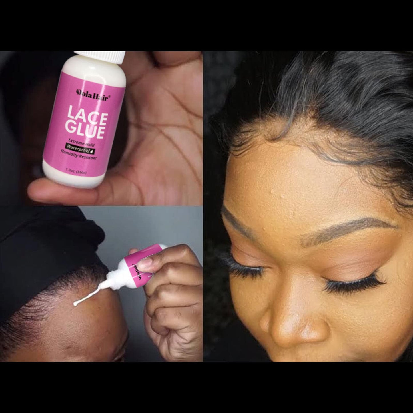 Dolahair Lace Wig Glue Kit - Waterproof Lace Front Adhesive for Wigs (Glue Kit-5pcs)