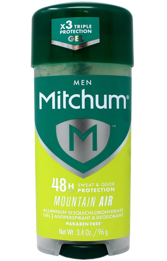 Mitchum Advanced Gel Anti-Perspirant & Deodorant, Mountain Air 3.4 oz (Value Pack of 9)