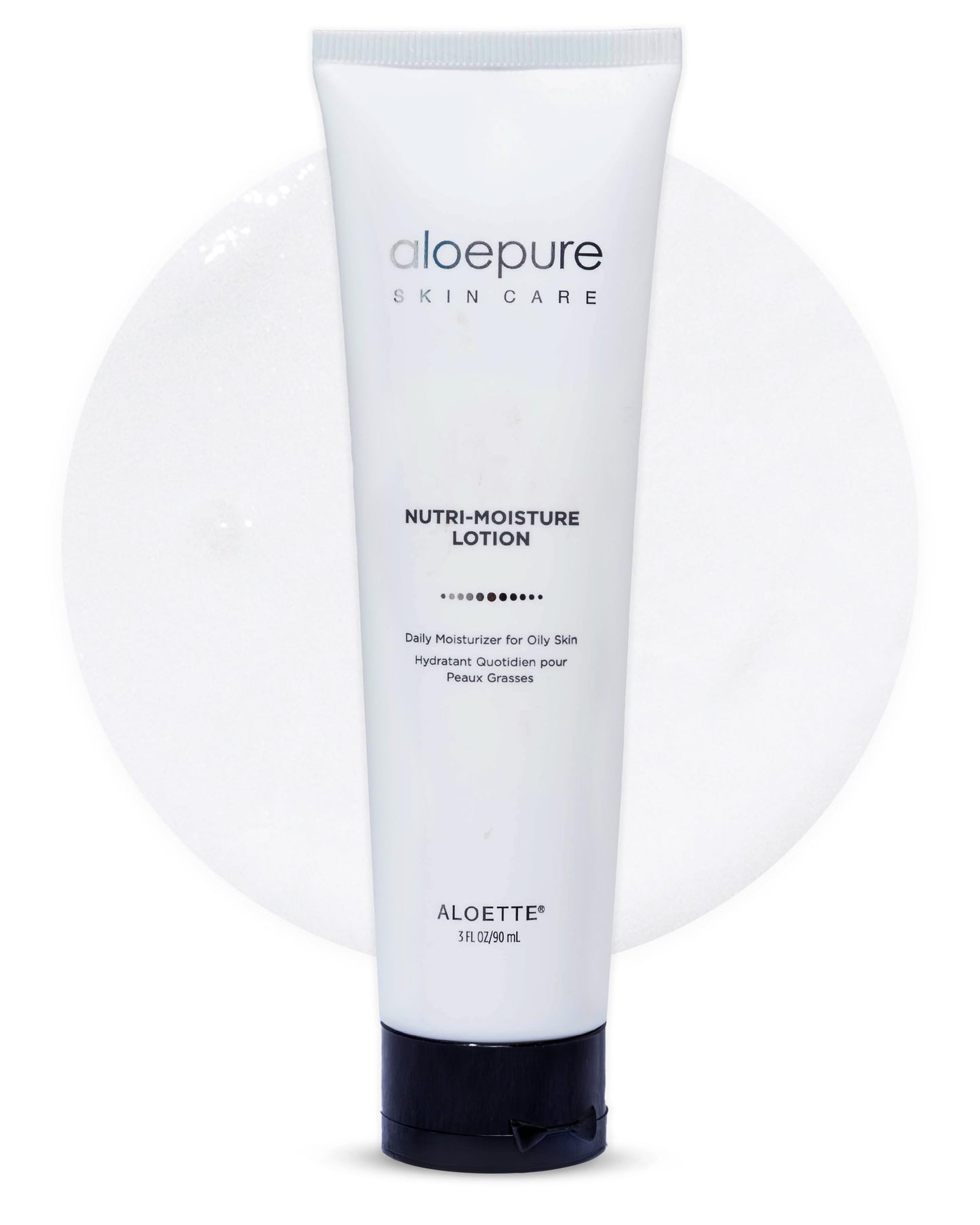 Aloette Facial Moisturizer for Oily & Irritable Skin, Nutri Moisture Lotion - Lightweight Daily Moisturizer for Uneven Skin Tone, Breakouts & Acne