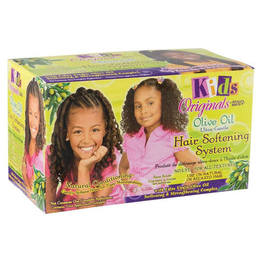 Originals by Africa's Best Kids Olive Oil Ultra-Gentle Hair Softening System, Natural Ultra-gentle, Organic Conditioning, Strengthens and Helps