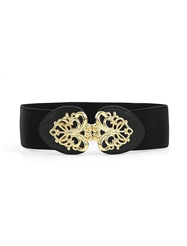 Allegra K Women Novelty Waist Belt Black