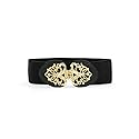 Allegra K Women Novelty Waist Belt Black