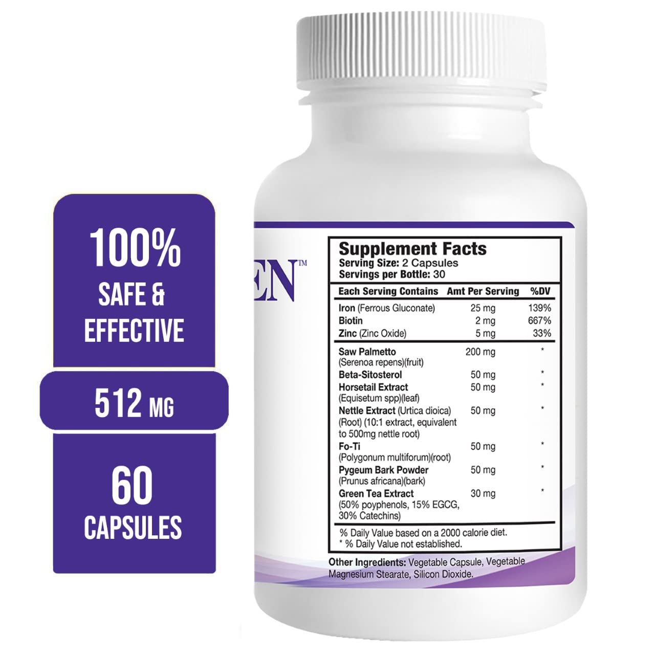 Propidren DHT Blocker & Hair Growth Pills To Stop Hair Loss and Regrow Hair Beauty and Personal Care Pronexa