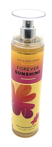 Bath and Body Works Forever Sunshine Fine Fragrance Mist 8 Fluid Ounce Body Spray (2023 Limited Edition)