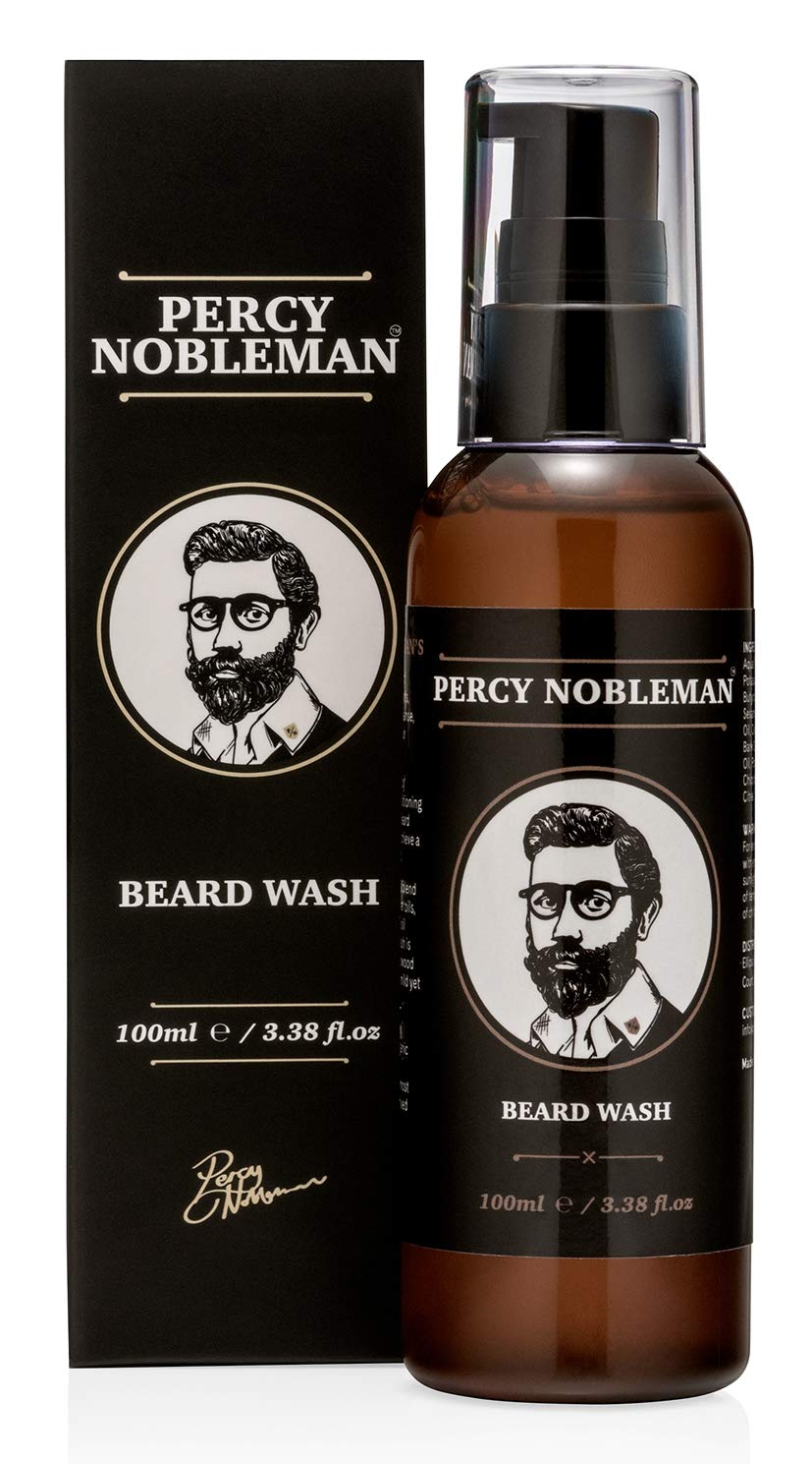 Beard Wash by Percy Nobleman A Natural Highly Organic Soap/Shampoo & Conditioner for Men