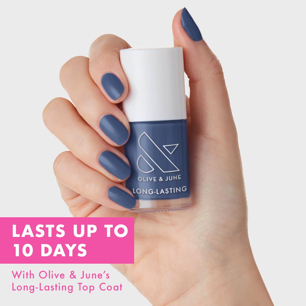 Olive & June Long Lasting Nail Polish | Plump Gel-Like Finish No Lamp Needed | Lasts up to 10 days | Salon-Quality 15-Free Vegan & Cruelty-Free Beauty & Personal Care Olive & June