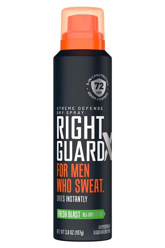 Right Guard Xtreme Defense Dry Spray Fresh Blast 3.8 Ounce Men Beauty and Personal Care Right Guard