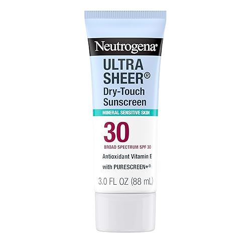 Neutrogena Ultra Sheer Dry-Touch Mineral Sunscreen For Face & Body, SPF 30 Broad-Spectrum UVA/UVB Protection, Titanium Dioxide & Zinc Oxide Sunscreen