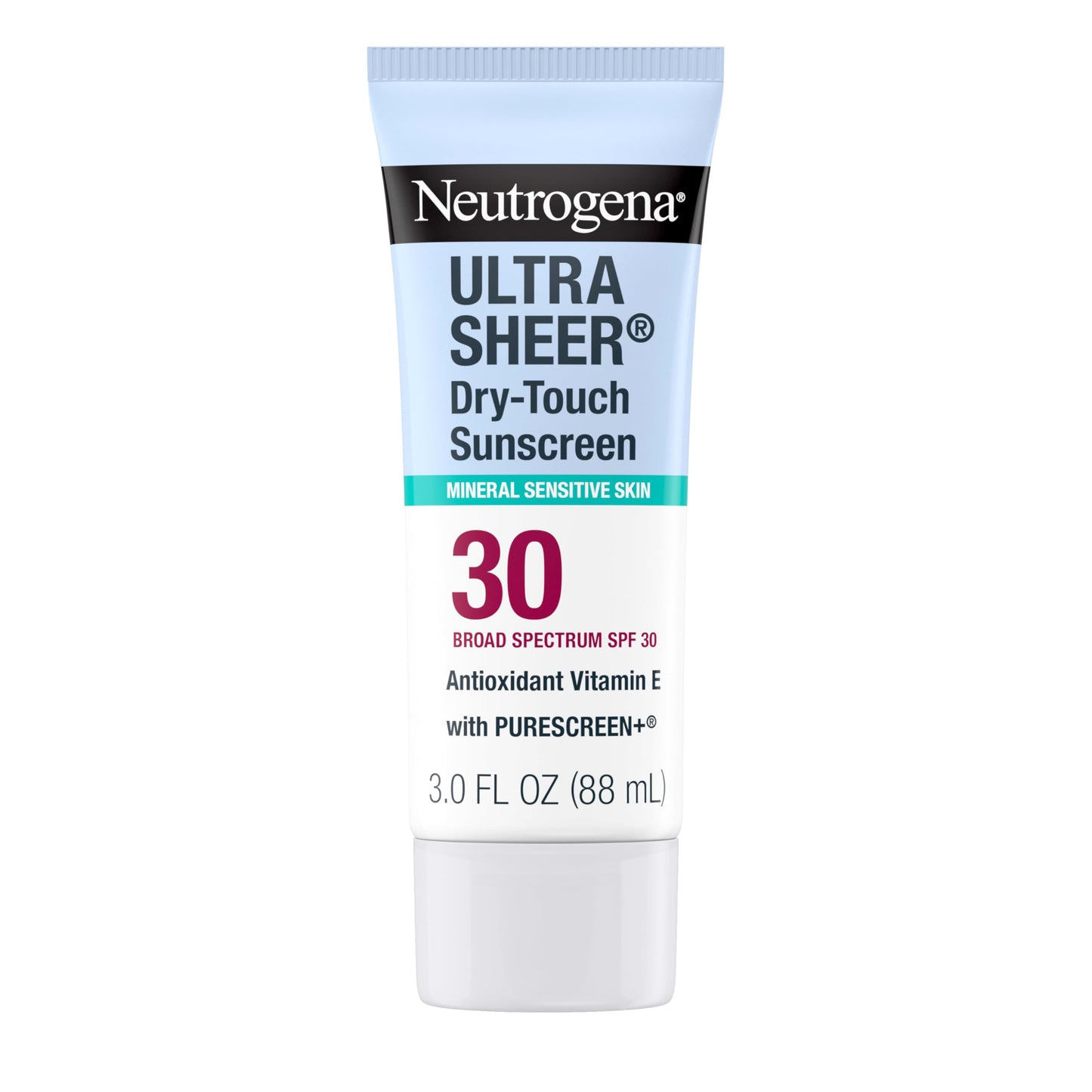 Neutrogena Ultra Sheer Dry-Touch Mineral Sunscreen For Face & Body, SPF 30 Broad-Spectrum UVA/UVB Protection, Titanium Dioxide & Zinc Oxide Sunscreen
