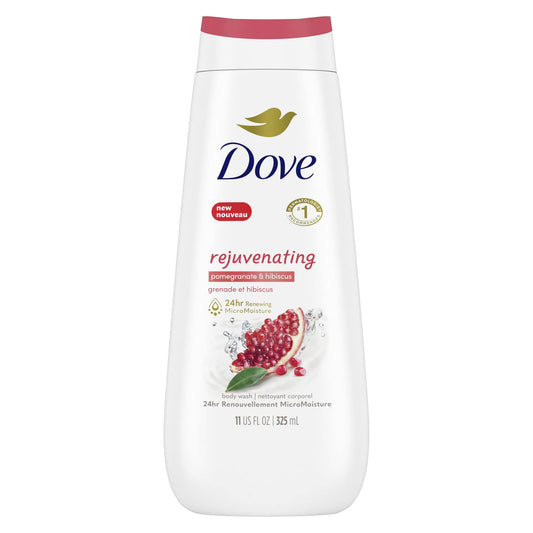 Dove Rejuvenating Body Wash for renewed, healthy-looking skin Pomegranate & Hibiscus gentle body cleanser nourishes and revives skin 325 ml Beauty & Personal Care Dove