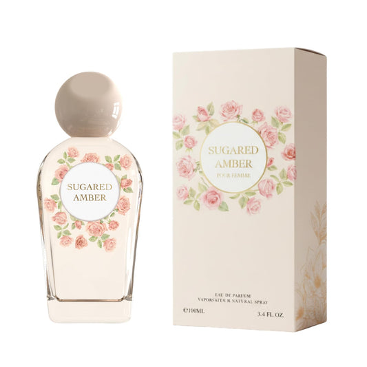 Jean Rish Sugared Amber Perfume for Women Eau De Parfum, Long-Lasting Luxury Fragrance, Made In USA - Vanilla Orchid, Sugar Violet, Whipped Amber Beauty & Personal Care Jean Rish