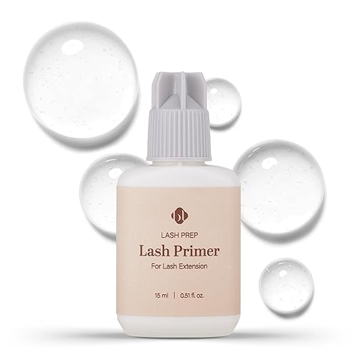 BL Lashes Primer for Eyelash Extensions | Removes Oils & Residue | Oil-Free for Stronger Adhesive Bonding | Speeds Up Application Time | Professional
