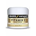Mason Vitamins E 6000 IU Cream, 2 Ounce, for Protection from Minor Skin Conditions Such as Dry or Chapped Skin, Deep-Moisturizing Cream, Use as