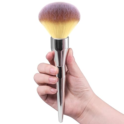 Foundation Brush,Daubigny Large Powder Brush Flat Arched Premium Durable Kabuki Makeup Brush Perfect For Blending Liquid,Cream and Flawless