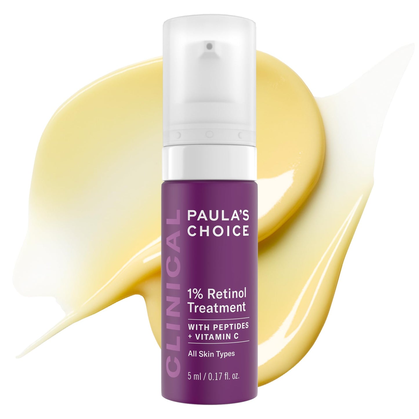Paula's Choice CLINICAL 1% Retinol Treatment Cream with Peptides, Vitamin C & Licorice Extract, Anti-Aging & Wrinkles, Travel Size. PACKAGING MAY Beauty and Personal Care Paula's Choice