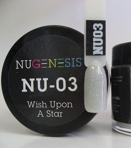NuGenesis Nail Dipping Powder Color 1.5oz/43g - (NU03 Wish Upon A Star) Beauty & Personal Care Nugenesis